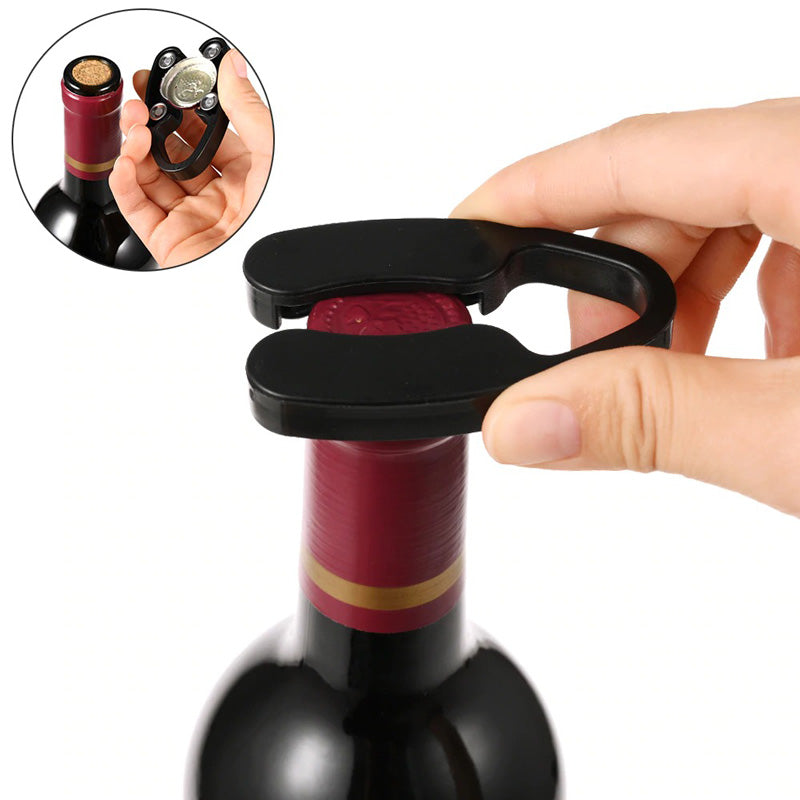Ensemble d'outils de tire-bouchon de pression de pompe à air facile d'ouvre- bouteille de vin rouge 